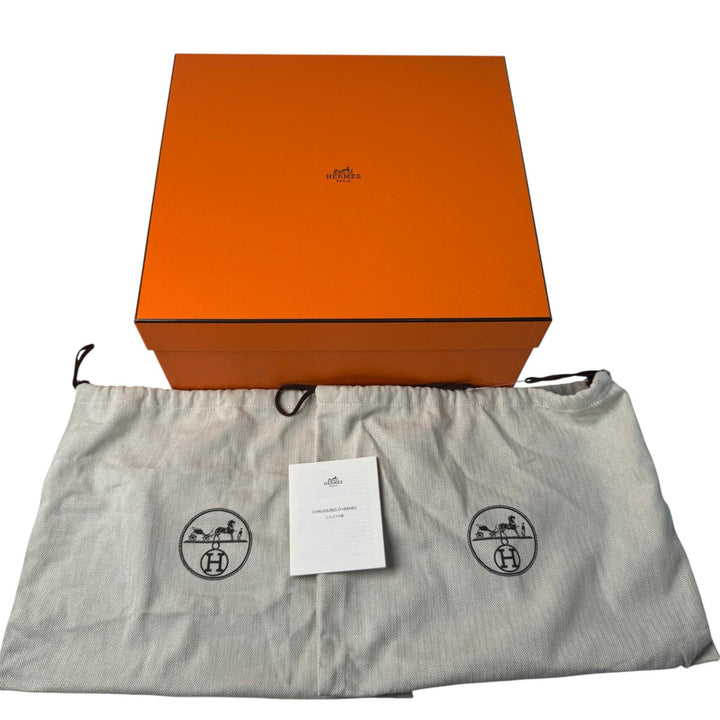 未使用 エルメス HERMES ファンク ケリーブーツ ♯35 レザー ブラック レディース