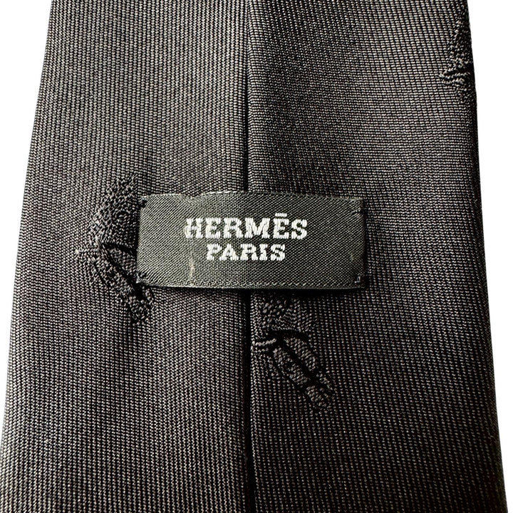 エルメス HERMES ネクタイ シルク H織りタイ サントノーレ アンライニング 馬車と従者 メンズ