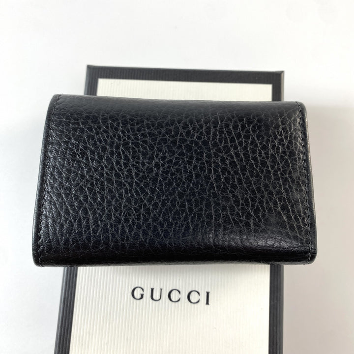 美品 グッチ GUCCI レディース GG マーモント レザーキーケース 6連