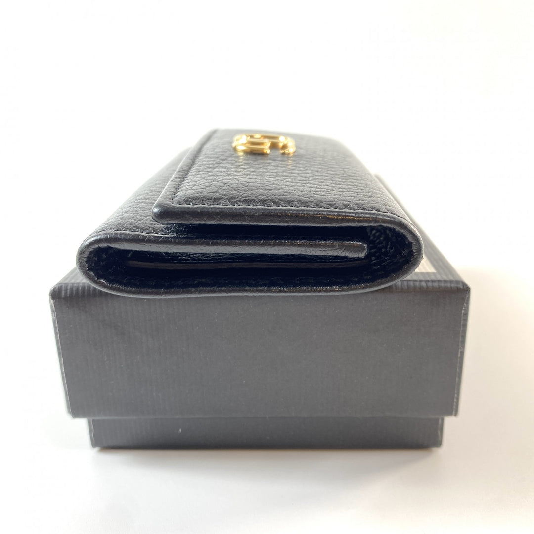 美品 グッチ GUCCI レディース GG マーモント レザーキーケース 6連