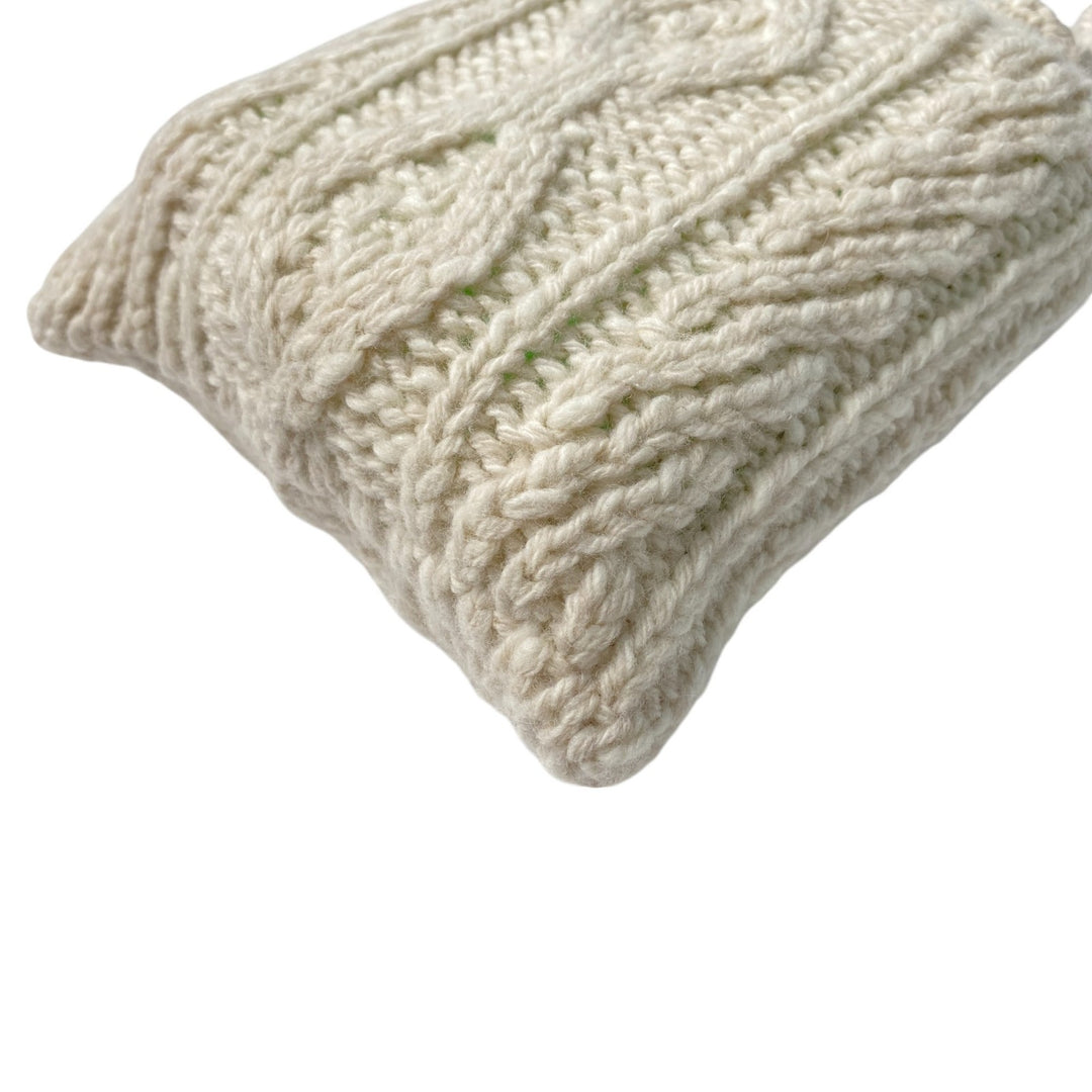 未使用 セリーヌ CELINE レディース アラン ニット ミニショルダーバッグ 斜めがけ クロスボディ