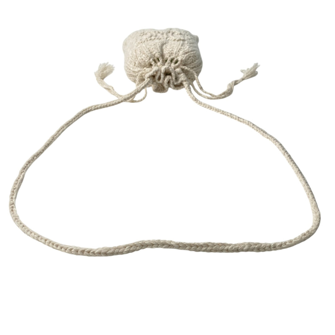 未使用 セリーヌ CELINE レディース アラン ニット ミニショルダーバッグ 斜めがけ クロスボディ