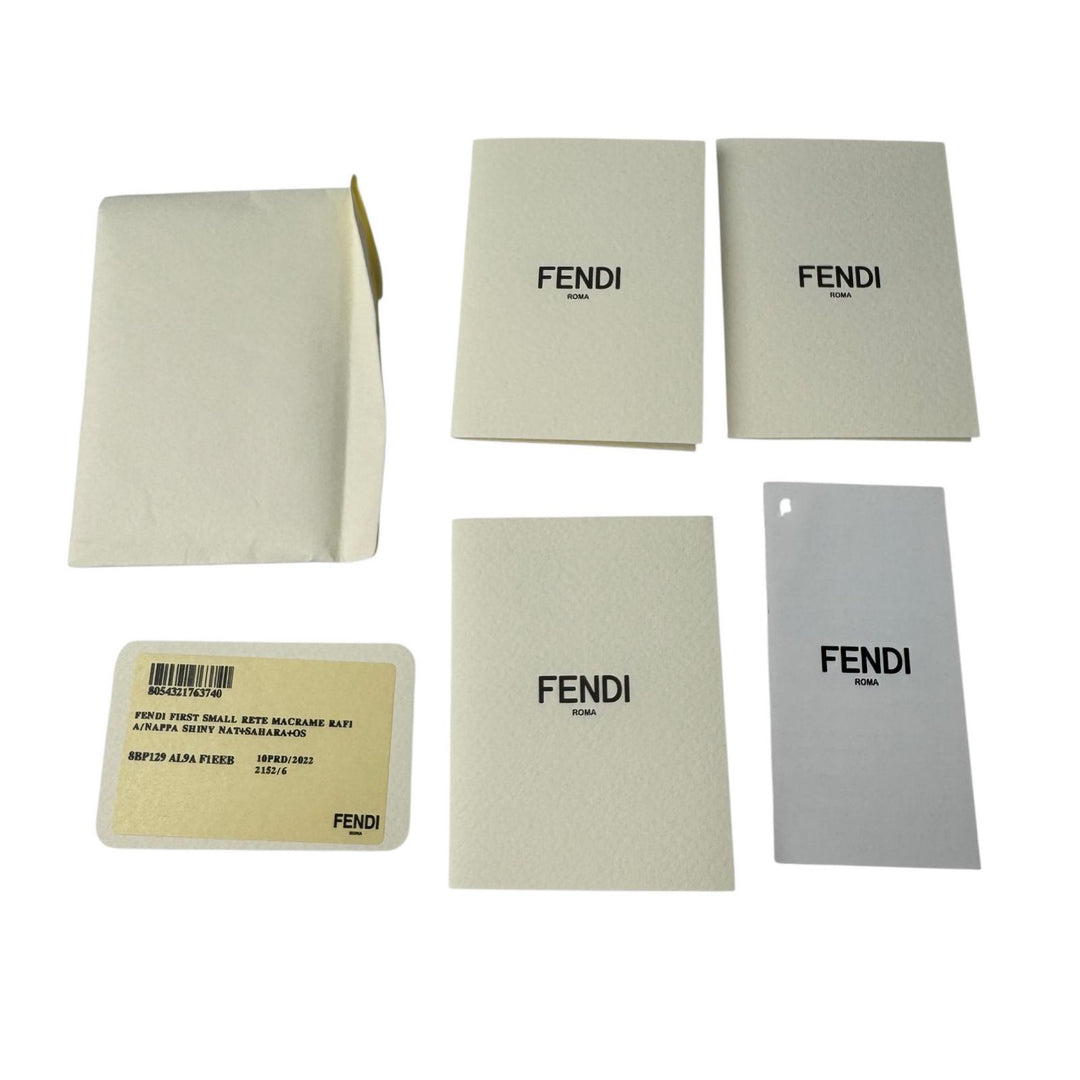 フェンディ FENDI ファースト スモール クラッチバッグ 2way ショルダーバッグ ラフィア 8PB129 レディース 斜めがけ クロスボディ