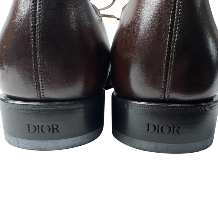 ディオール Dior ドレスシューズ ビジネスシューズ 靴 ブラウン ♯42 メンズ
