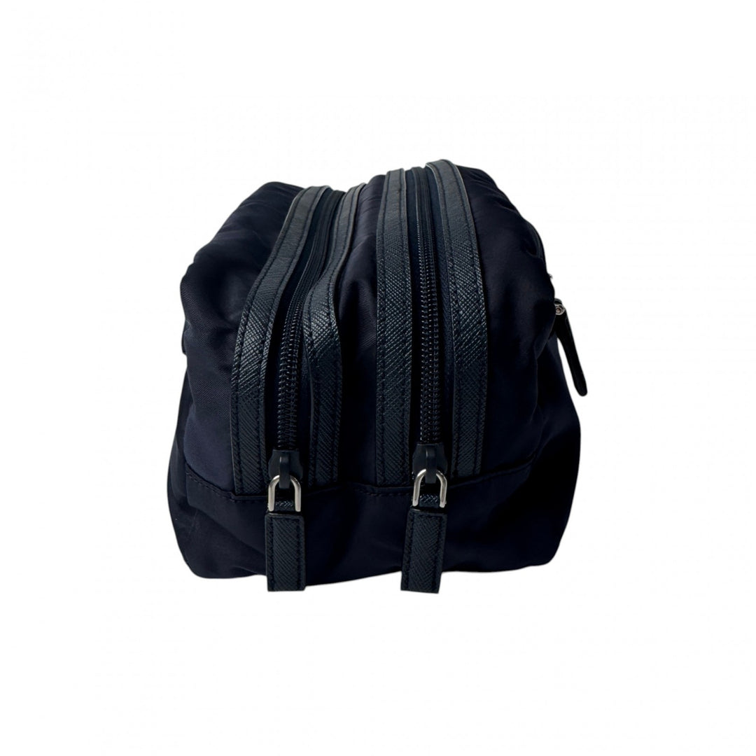 美品 プラダ PRADA トライアングルロゴ トラベル ポーチ 2NA030 レディース
