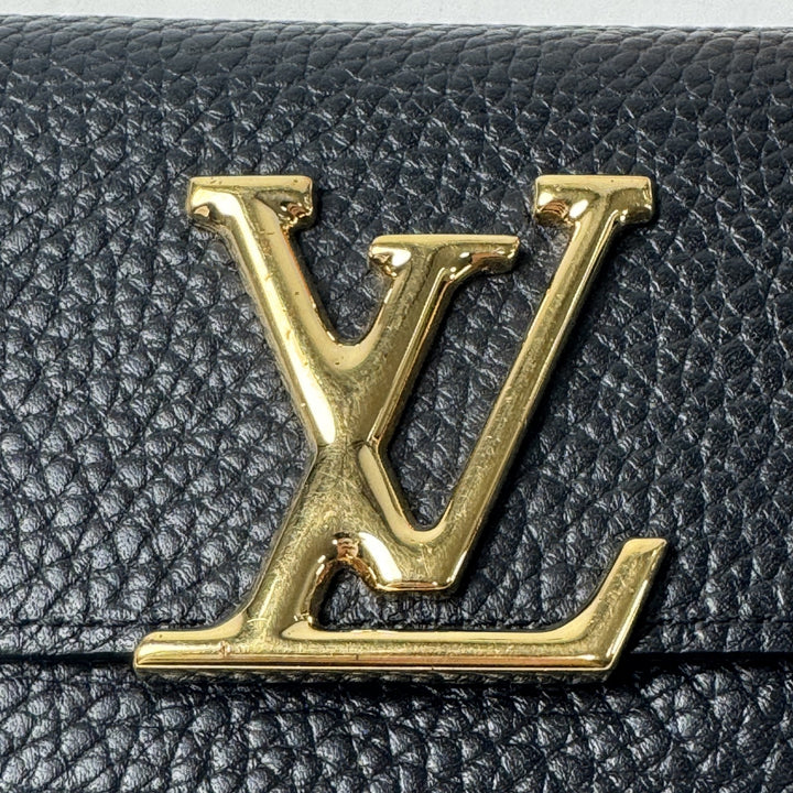 ルイヴィトン LOUIS VUITTON ポルトフォイユ カプシーヌ コンパクト 三つ折り財布 M83474 レディース