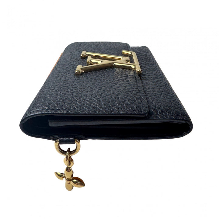 ルイヴィトン LOUIS VUITTON ポルトフォイユ カプシーヌ コンパクト 三つ折り財布 M83474 レディース