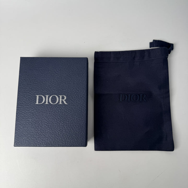 ディオール DIOR オブリーク ギャラクシー 二つ折り財布 小銭入れなし メンズ
