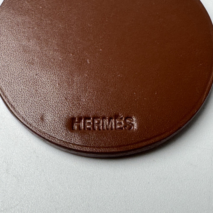 エルメス HERMES キーホルダー チャーム ビーバー ブラウン レディース