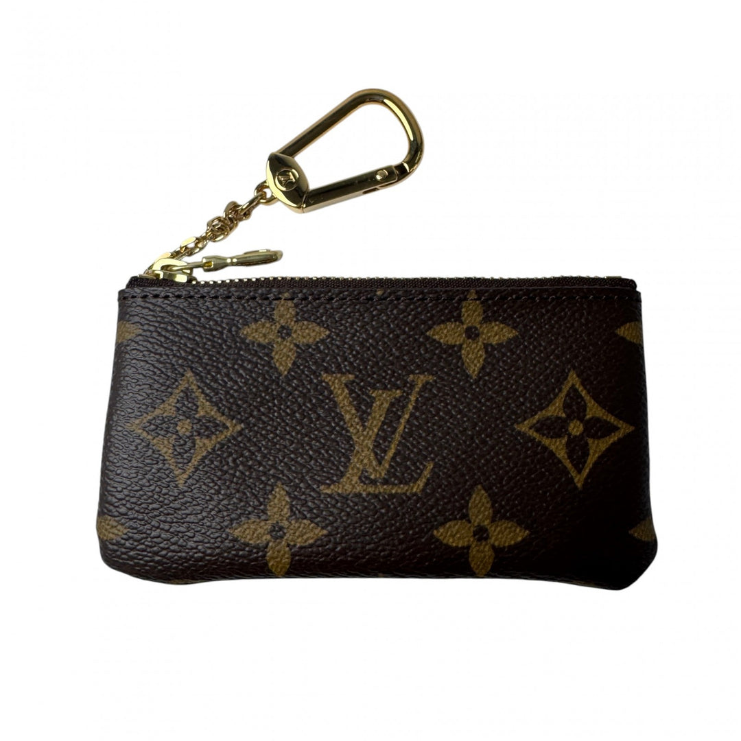 美品 ルイヴィトン LOUIS VUITTON モノグラム ポシェット・クレ コインケース M62650 CT0048 レディース