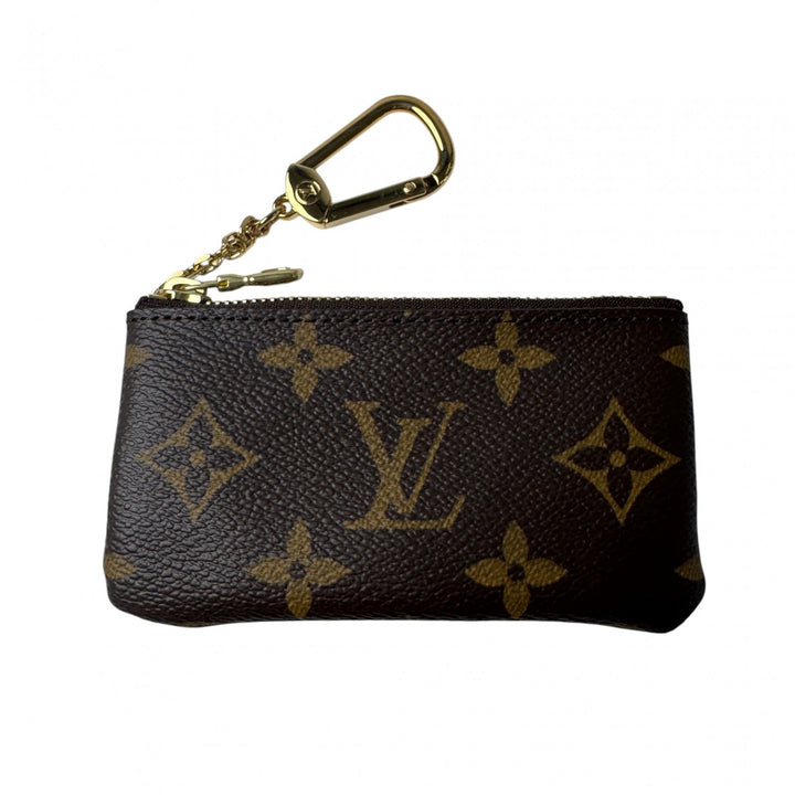 美品 ルイヴィトン LOUIS VUITTON モノグラム ポシェット・クレ コインケース M62650 CT0048 レディース