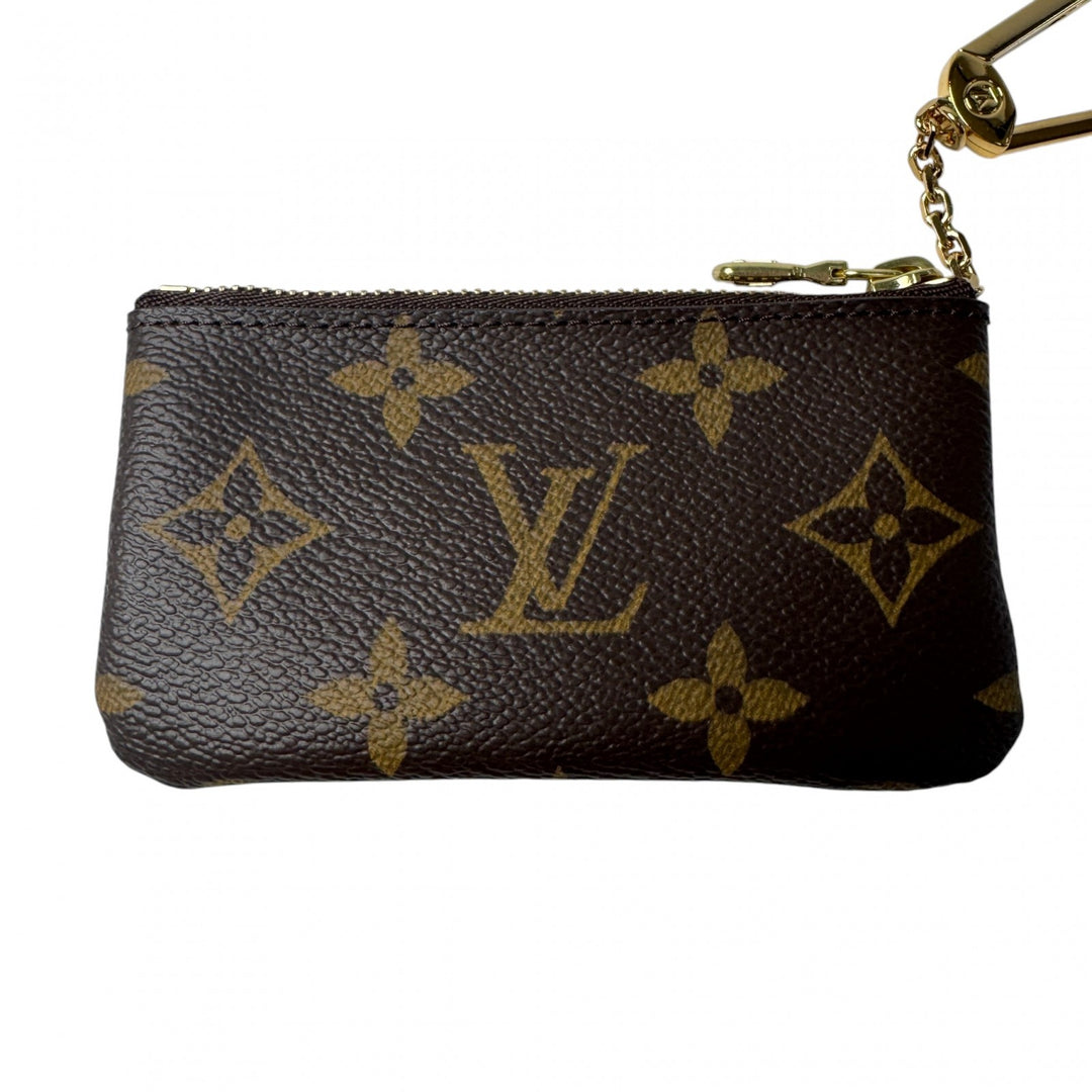 美品 ルイヴィトン LOUIS VUITTON モノグラム ポシェット・クレ コインケース M62650 CT0048 レディース