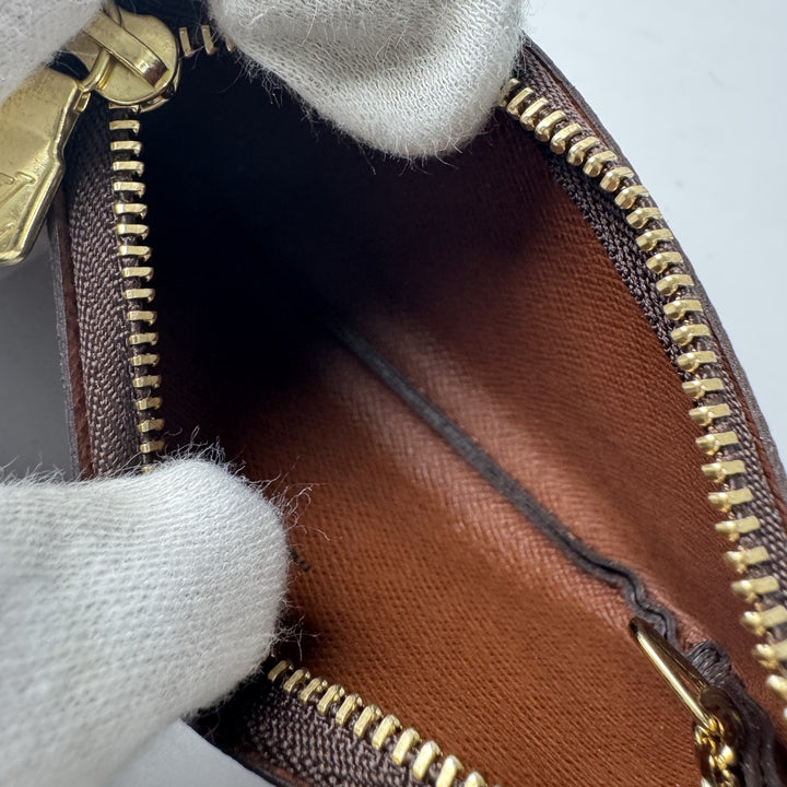 美品 ルイヴィトン LOUIS VUITTON モノグラム ポシェット・クレ コインケース M62650 CT0048 レディース