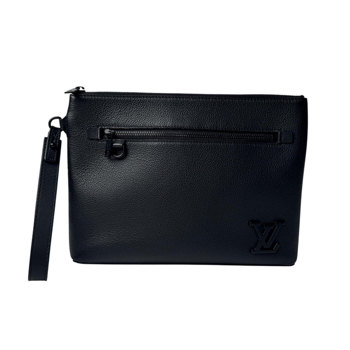 美品 ルイヴィトン LOUIS VUITTON アエログラム ポシェット クラッチバッグ M69837 IC メンズ