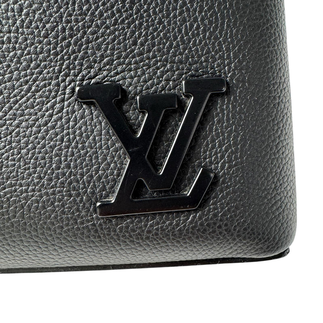 美品 ルイヴィトン LOUIS VUITTON アエログラム ポシェット クラッチバッグ M69837 IC メンズ
