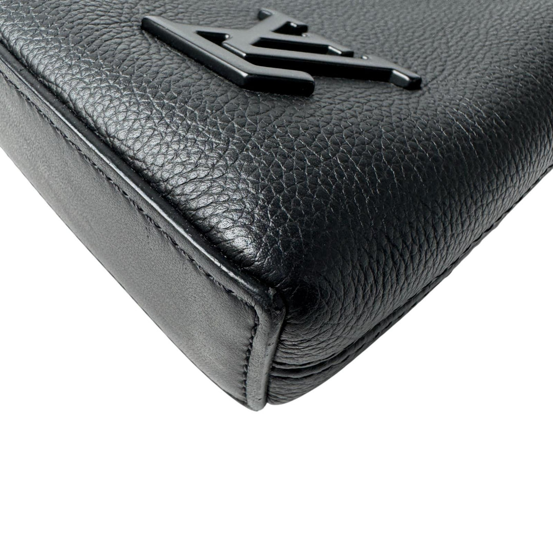 美品 ルイヴィトン LOUIS VUITTON アエログラム ポシェット クラッチバッグ M69837 IC メンズ