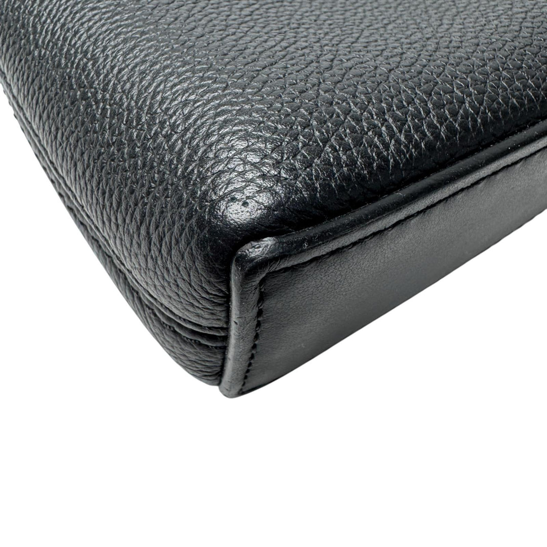 美品 ルイヴィトン LOUIS VUITTON アエログラム ポシェット クラッチバッグ M69837 IC メンズ