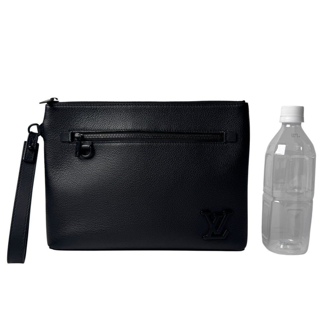 美品 ルイヴィトン LOUIS VUITTON アエログラム ポシェット クラッチバッグ M69837 IC メンズ