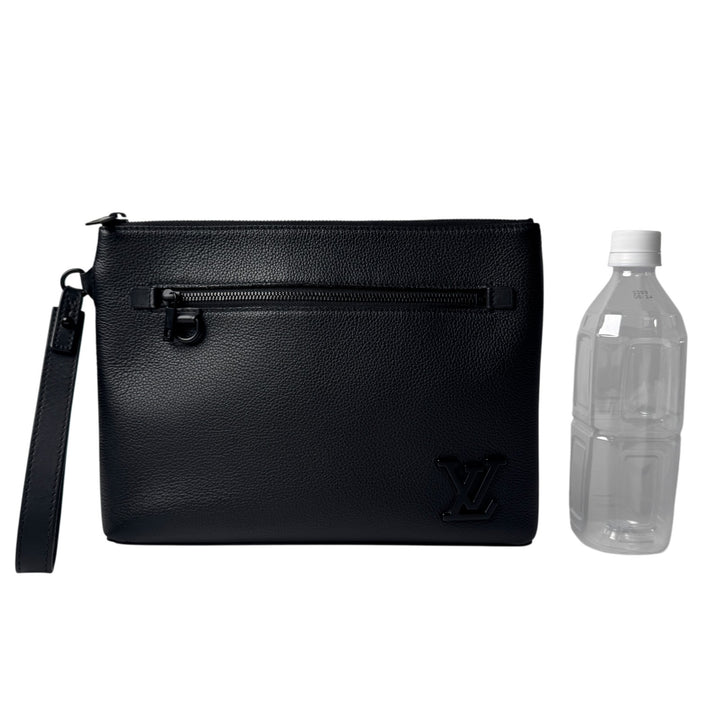 美品 ルイヴィトン LOUIS VUITTON アエログラム ポシェット クラッチバッグ M69837 IC メンズ