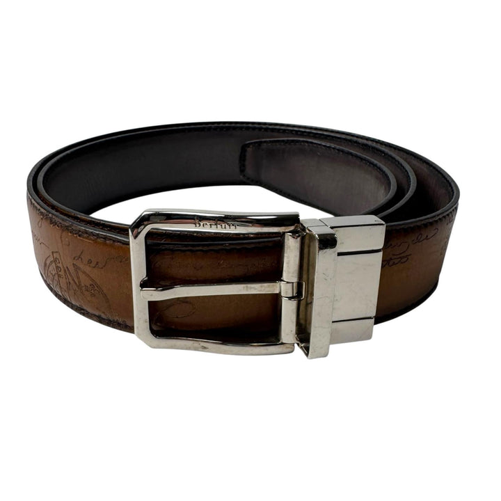 ベルルッティ Berluti ヴァーサタイル リバーシブル ベルト カリグラフィ メンズ