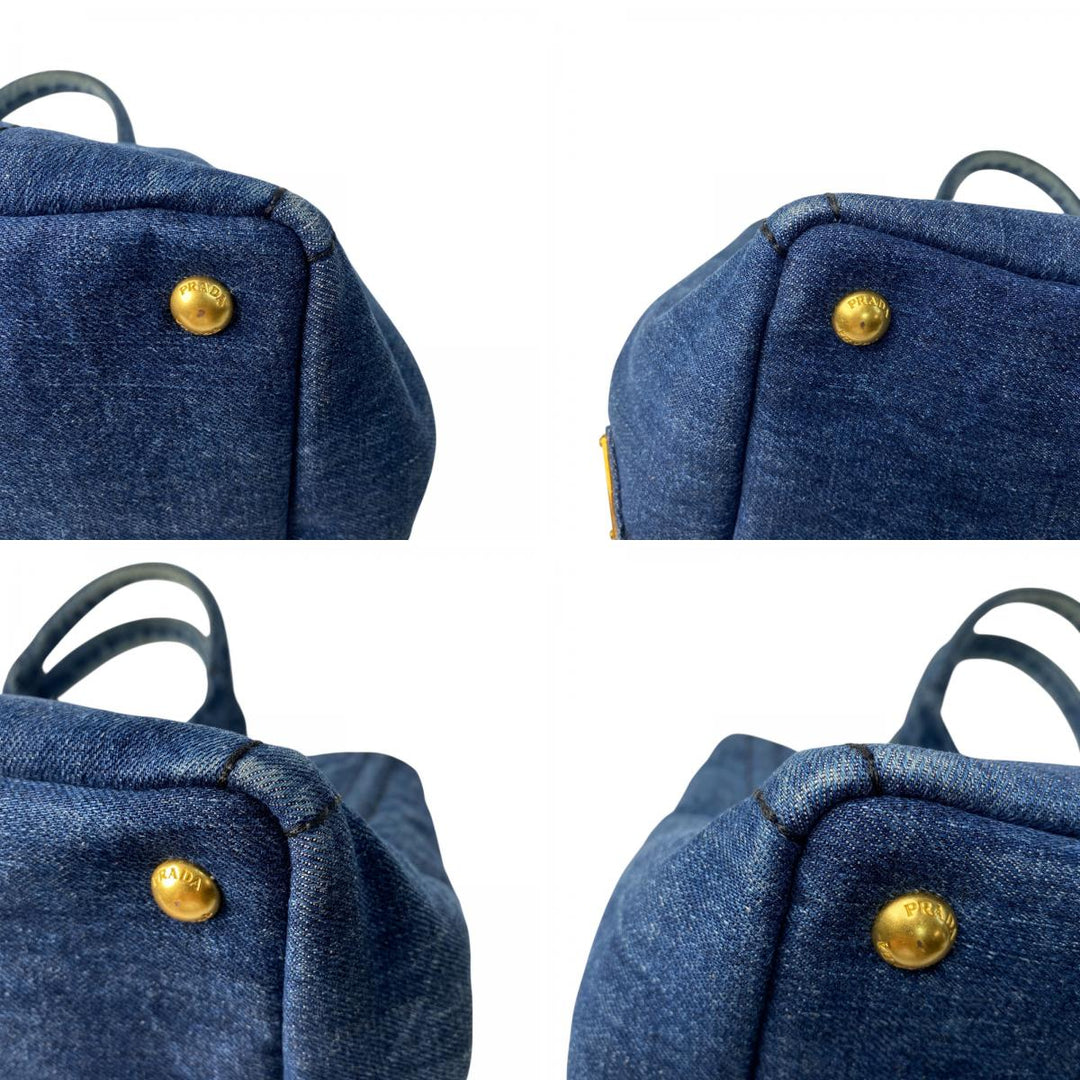 プラダ PRADA レディース カナパ デニム B1877B 2way ショルダーバッグ ハンドバッグ トートバッグ 斜めがけ クロスボディ