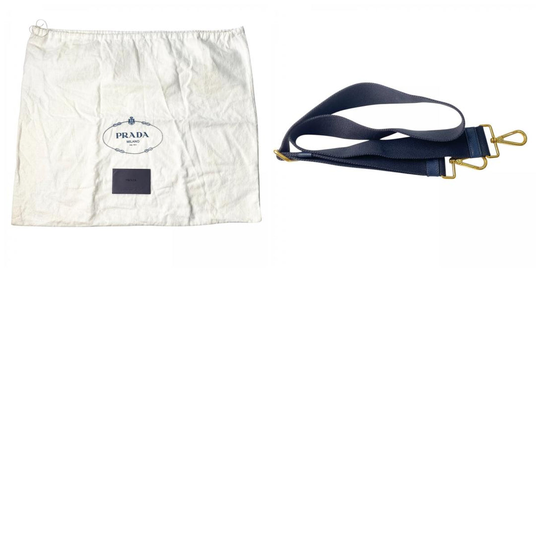 プラダ PRADA レディース カナパ デニム B1877B 2way ショルダーバッグ ハンドバッグ トートバッグ 斜めがけ クロスボディ