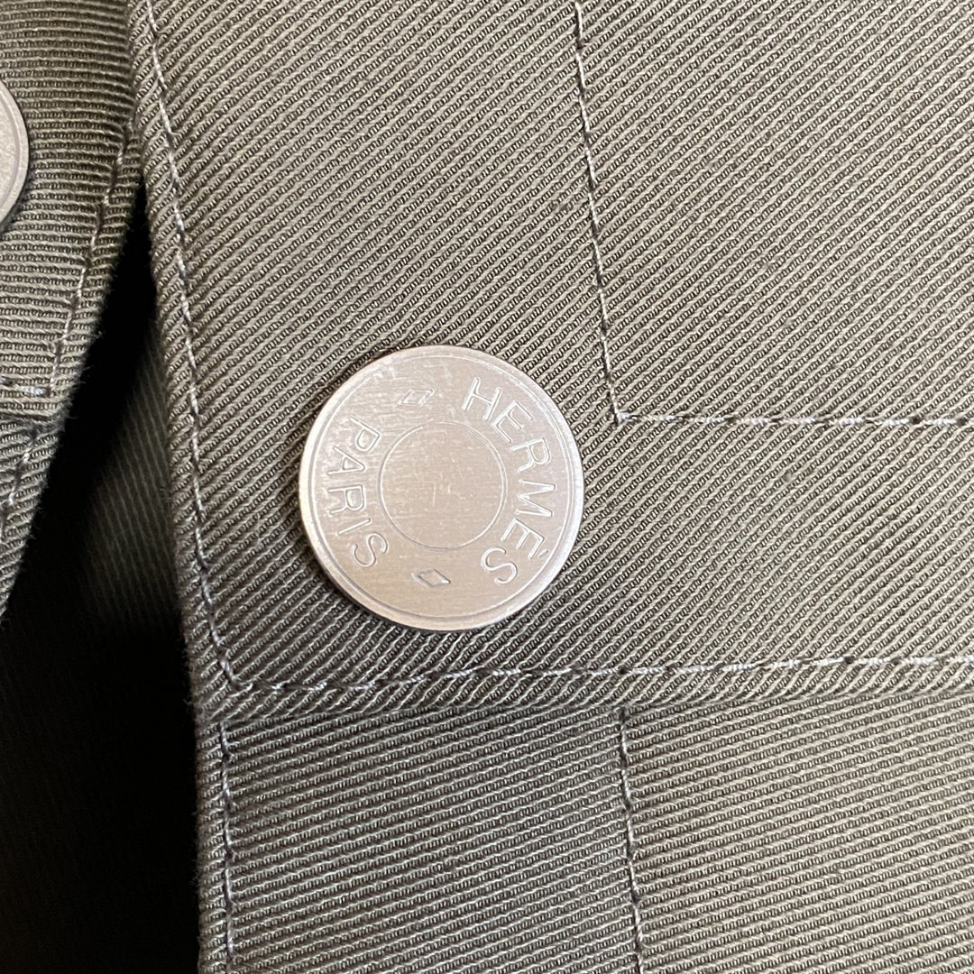 未使用 エルメス HERMES メンズ ストレートカット ジャケット 48