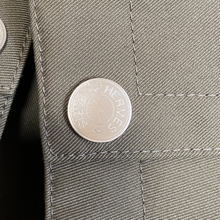 未使用 エルメス HERMES メンズ ストレートカット ジャケット 48