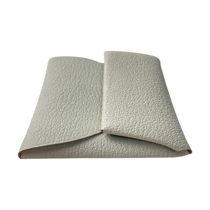 新品 エルメス HERMES レディース バスティア パールグレー シェブルミゾル W刻印 コインケース