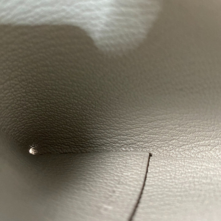 新品 エルメス HERMES レディース バスティア パールグレー シェブルミゾル W刻印 コインケース