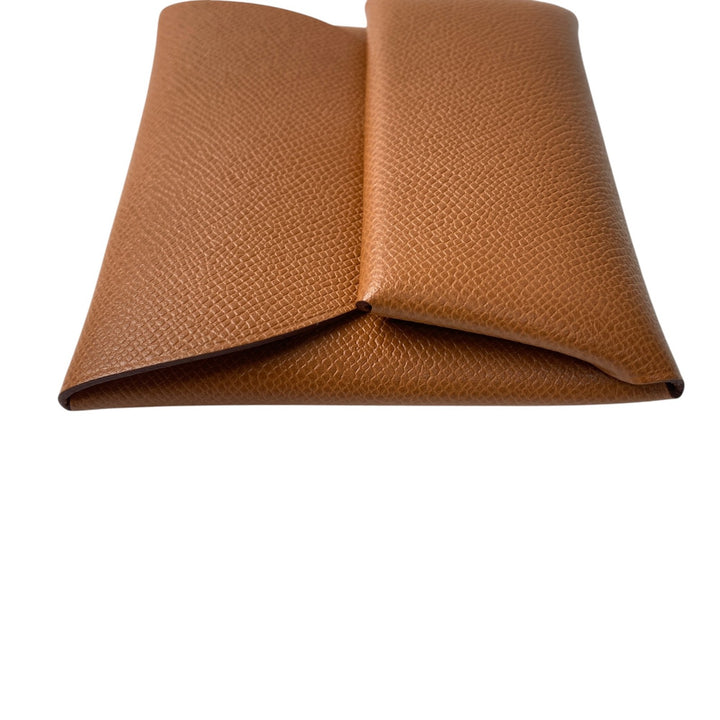 新品 エルメス HERMES レディース バスティア ゴールド ヴォーマダム SV金具 W刻印 コインケース