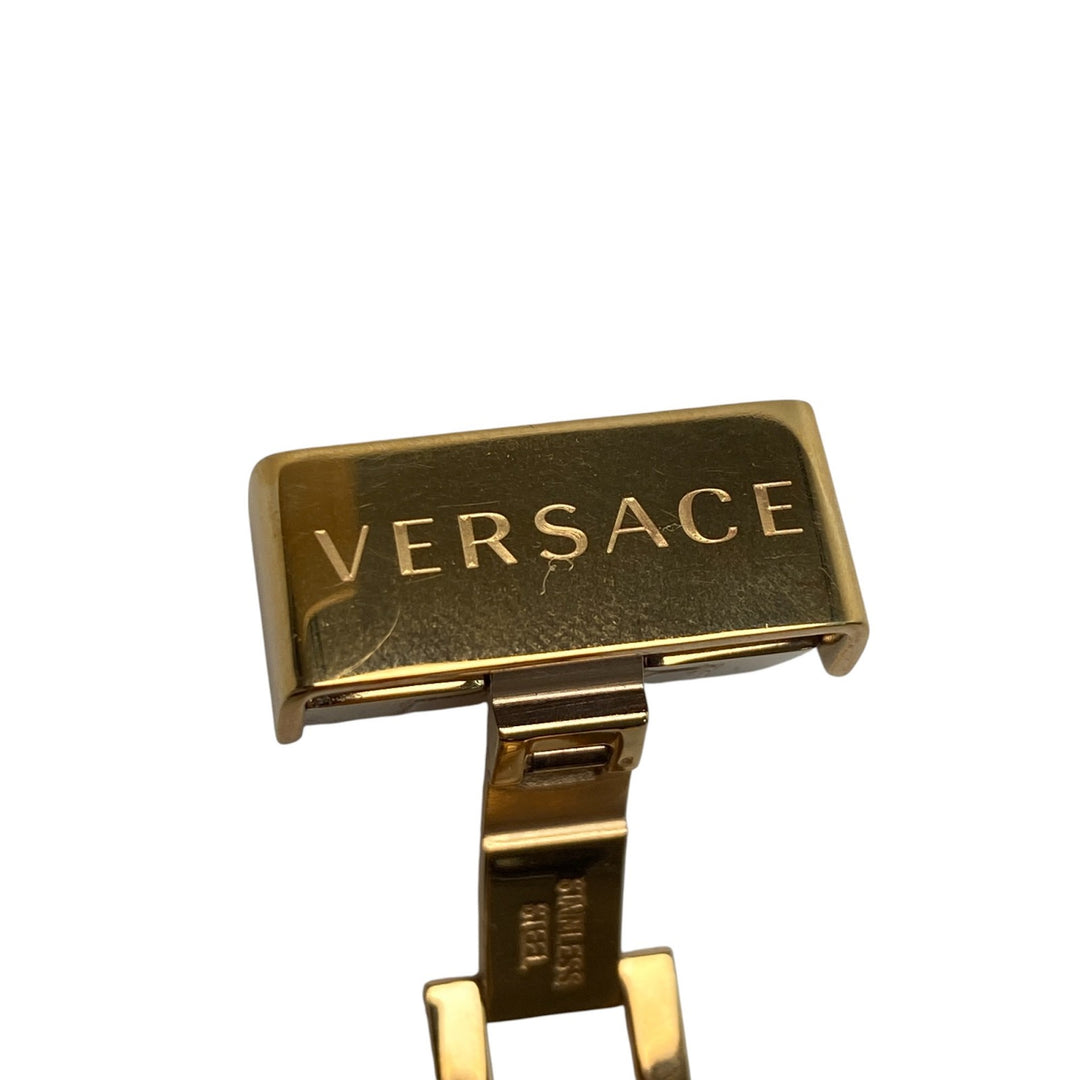 未使用 ヴェルサーチェ VERSACE メンズ クロノグラフ SS クォーツ