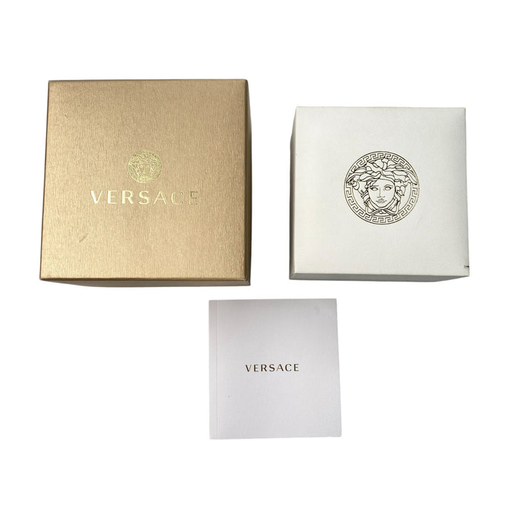 未使用 ヴェルサーチェ VERSACE メンズ クロノグラフ SS クォーツ