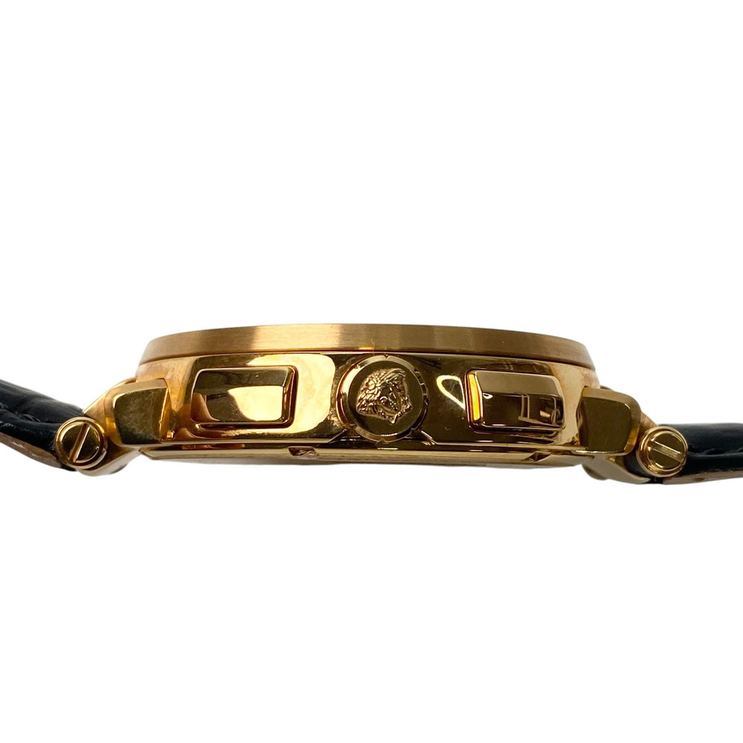 未使用 ヴェルサーチェ VERSACE メンズ クロノグラフ SS クォーツ