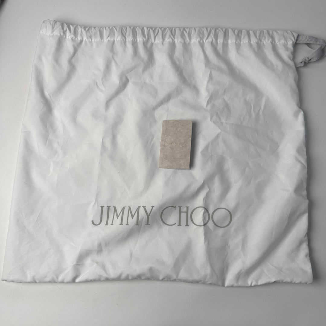 ジミーチュウ Jimmy Choo ラフィア製 Macy カゴバッグ 2way ショルダーバッグ ハンドバッグ 斜めがけ クロスボディ レディース