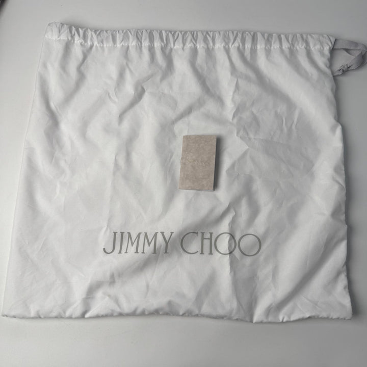 ジミーチュウ Jimmy Choo ラフィア製 Macy カゴバッグ 2way ショルダーバッグ ハンドバッグ 斜めがけ クロスボディ レディース