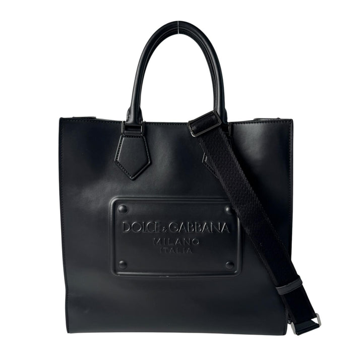 ドルチェ&ガッバーナ D&G Dolce＆Gabbana デボス ロゴ 2way トートバッグ ショルダーバッグ BM2154AG218 メンズ