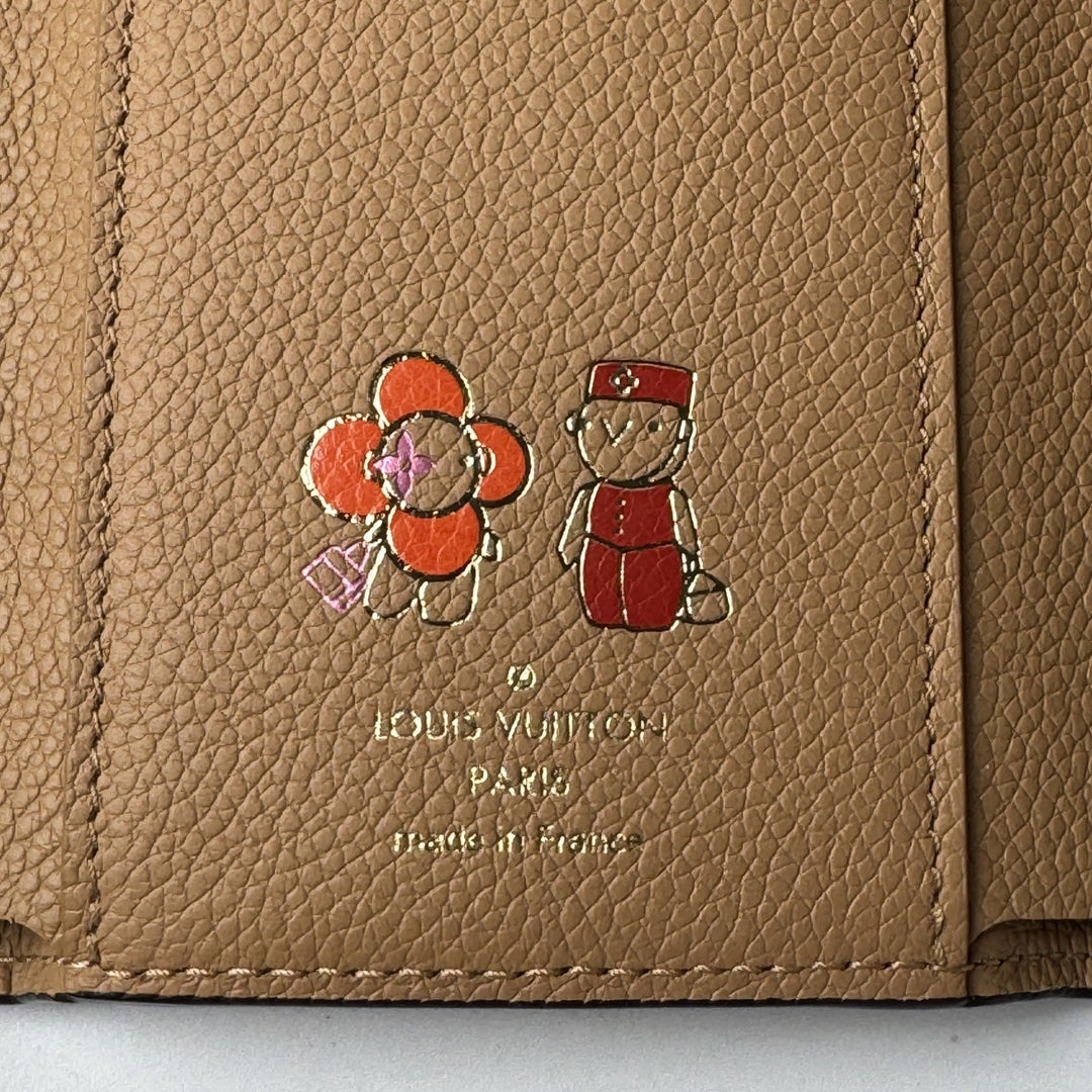 美品 ルイヴィトン LOUIS VUITTON モノグラム アンプラント ポルトフォイユ ヴィクトリーヌ M81459 IC レディース