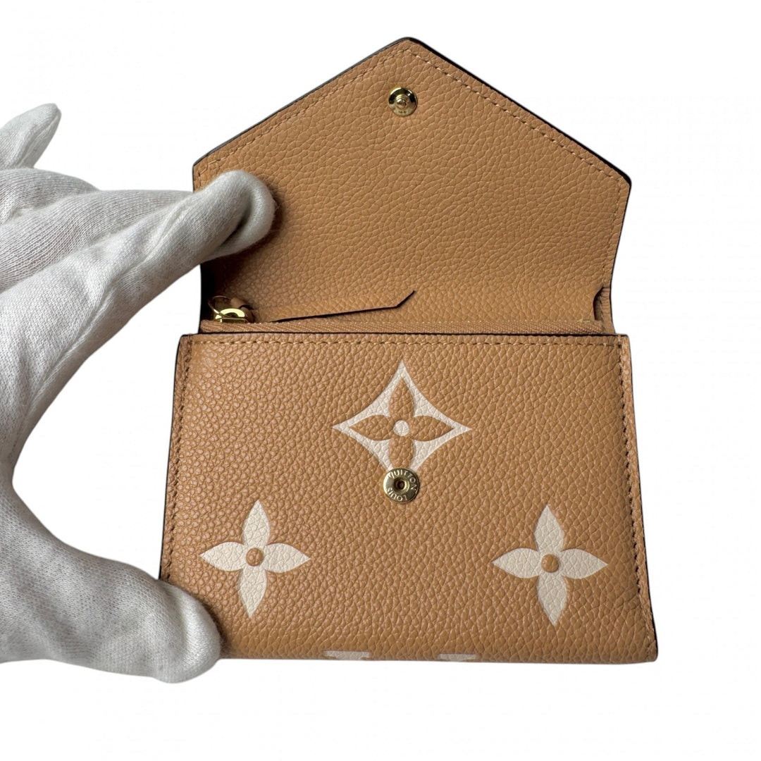 美品 ルイヴィトン LOUIS VUITTON モノグラム アンプラント ポルトフォイユ ヴィクトリーヌ M81459 IC レディース