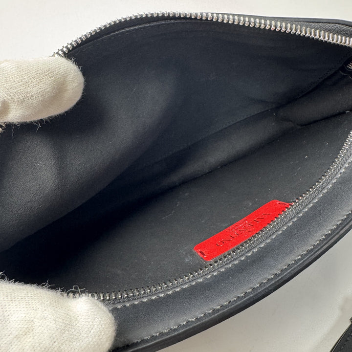 美品 ヴァレンティノガラヴァーニ valentino garavani ボディバッグ VLTNロゴ VY2B0A10WJW メンズ