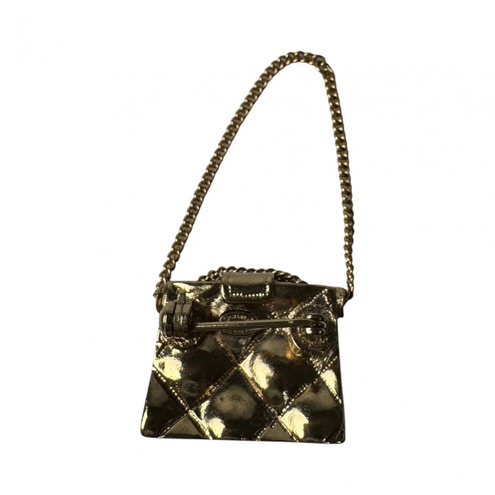 シャネル CHANEL マトラッセ バッグモチーフ ブローチ 02P レディース