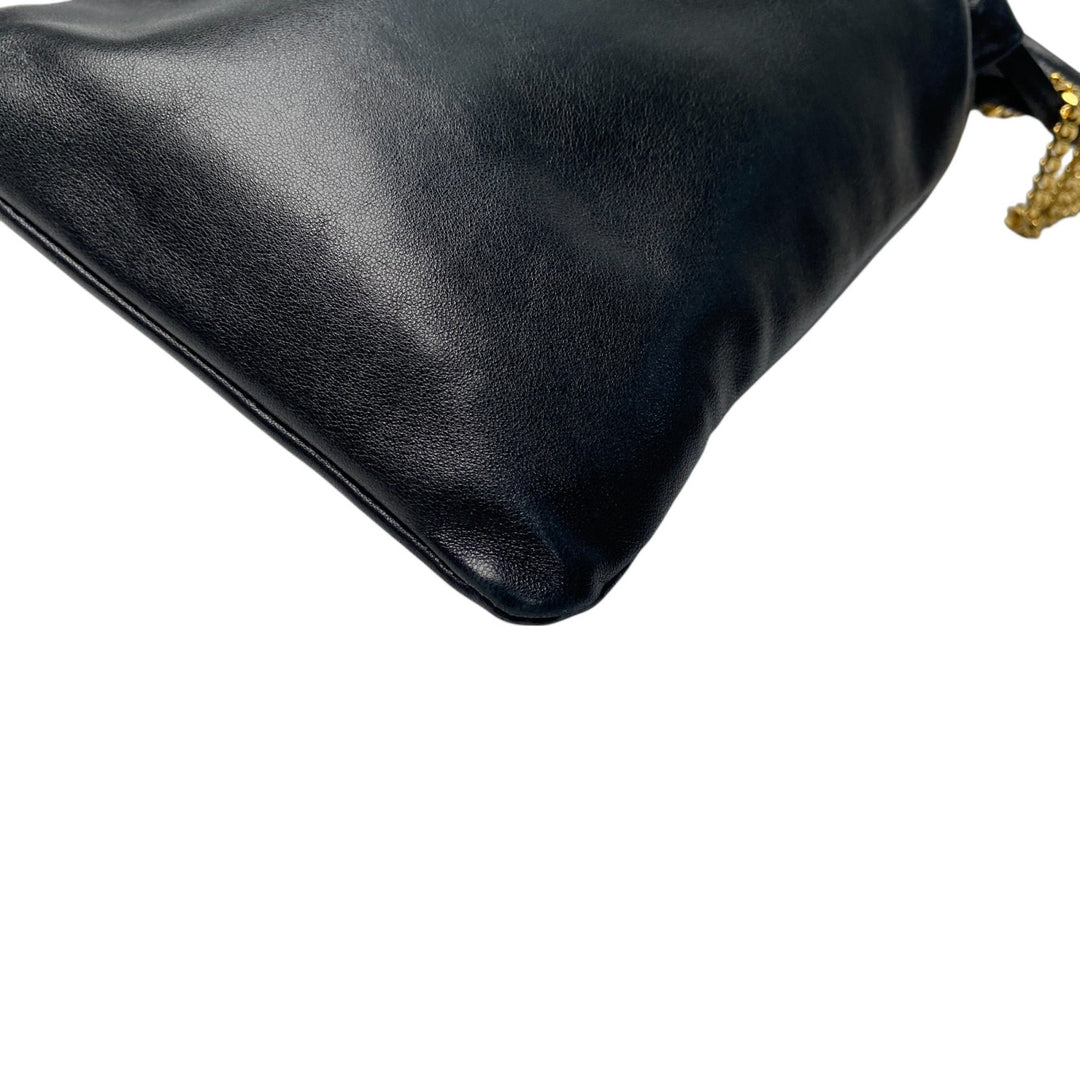 サンローラン SAINT LAURENT レディース ミニ チェーンショルダーバッグ ブラック 斜めがけ クロスボディ 640714