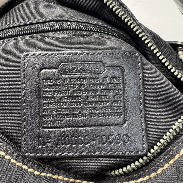 美品 コーチ COACH ワンショルダー シグネチャー 10599 ハンドバッグ ブラック レディース