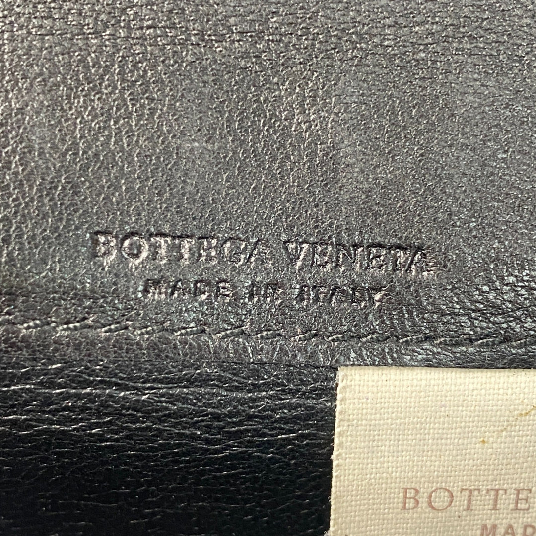 ボッテガヴェネタ BOTTEGA VENETA マットクロコ カードケース ブラック メンズ