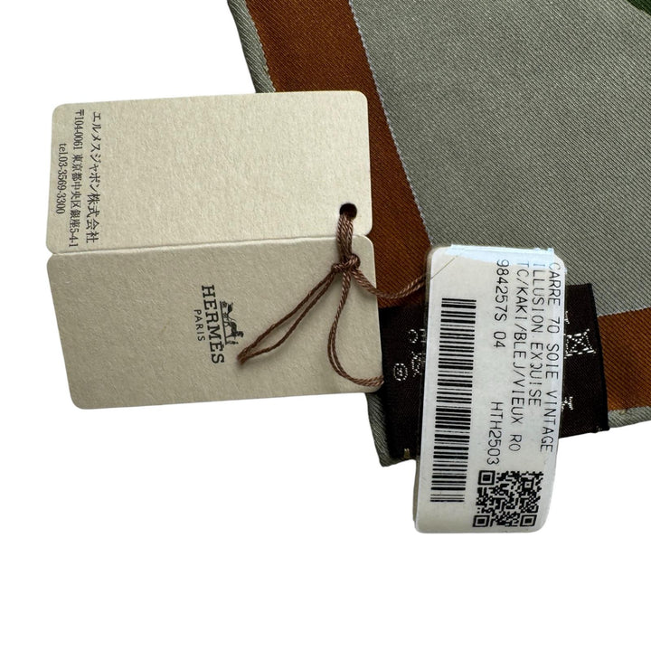 エルメス HERMES カレ70 華麗なるイリュージョン スカーフ シルクレディース