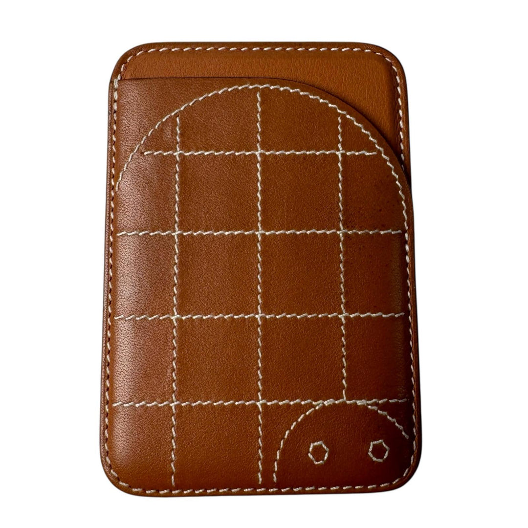 エルメス HERMES カードケース マグセーフ エマン カメ スイフト W刻印 レディース