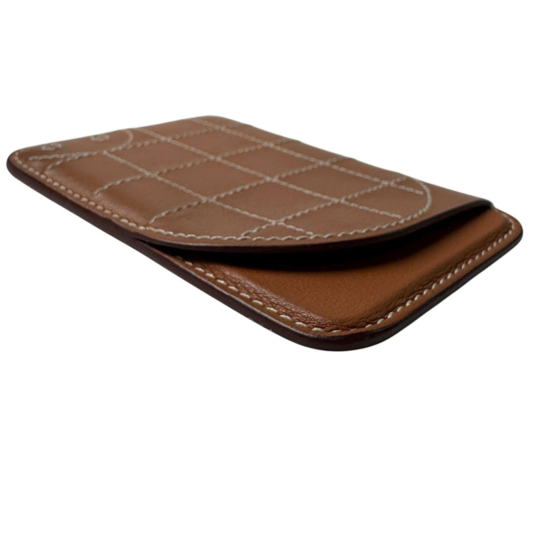 エルメス HERMES カードケース マグセーフ エマン カメ スイフト W刻印 レディース