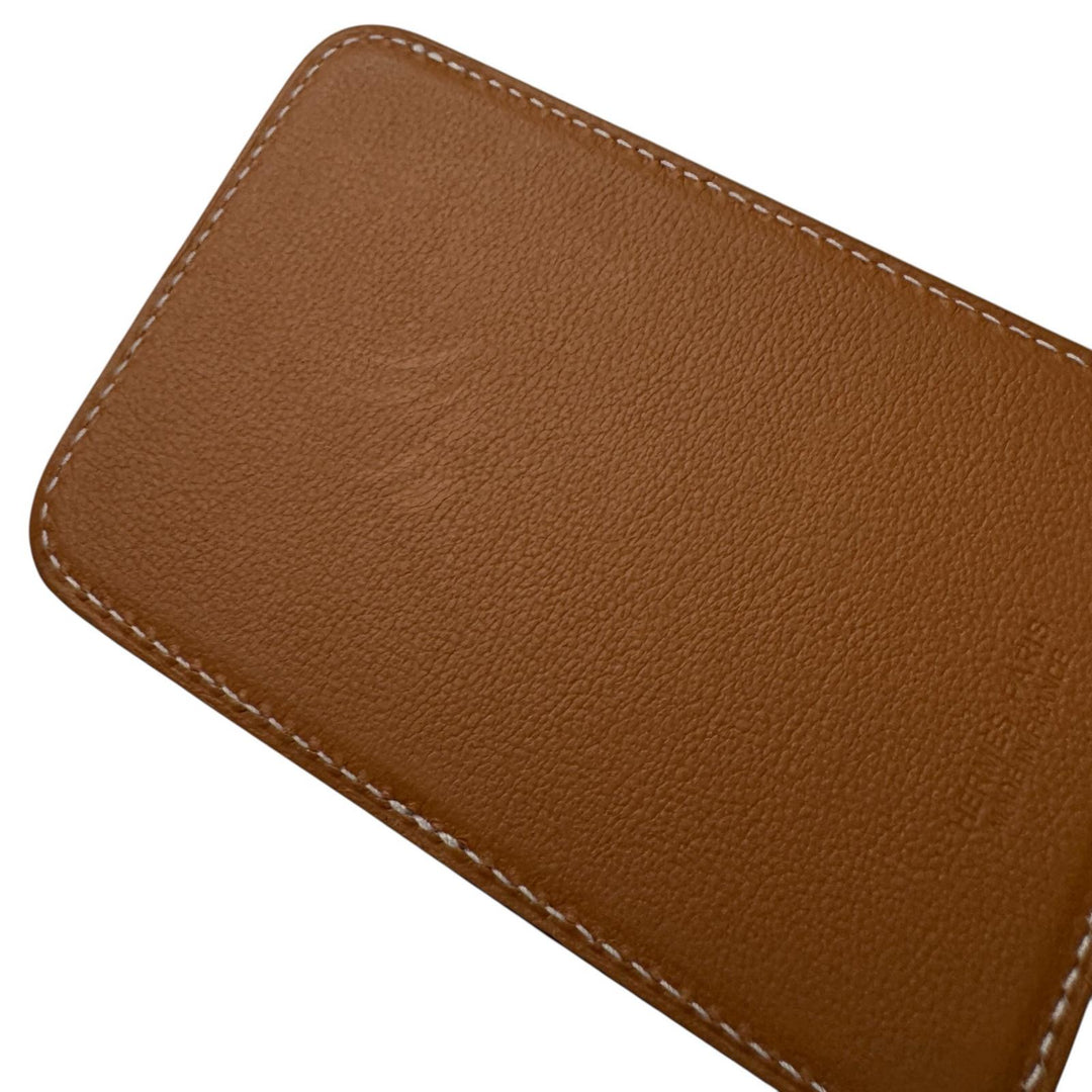 エルメス HERMES カードケース マグセーフ エマン カメ スイフト W刻印 レディース