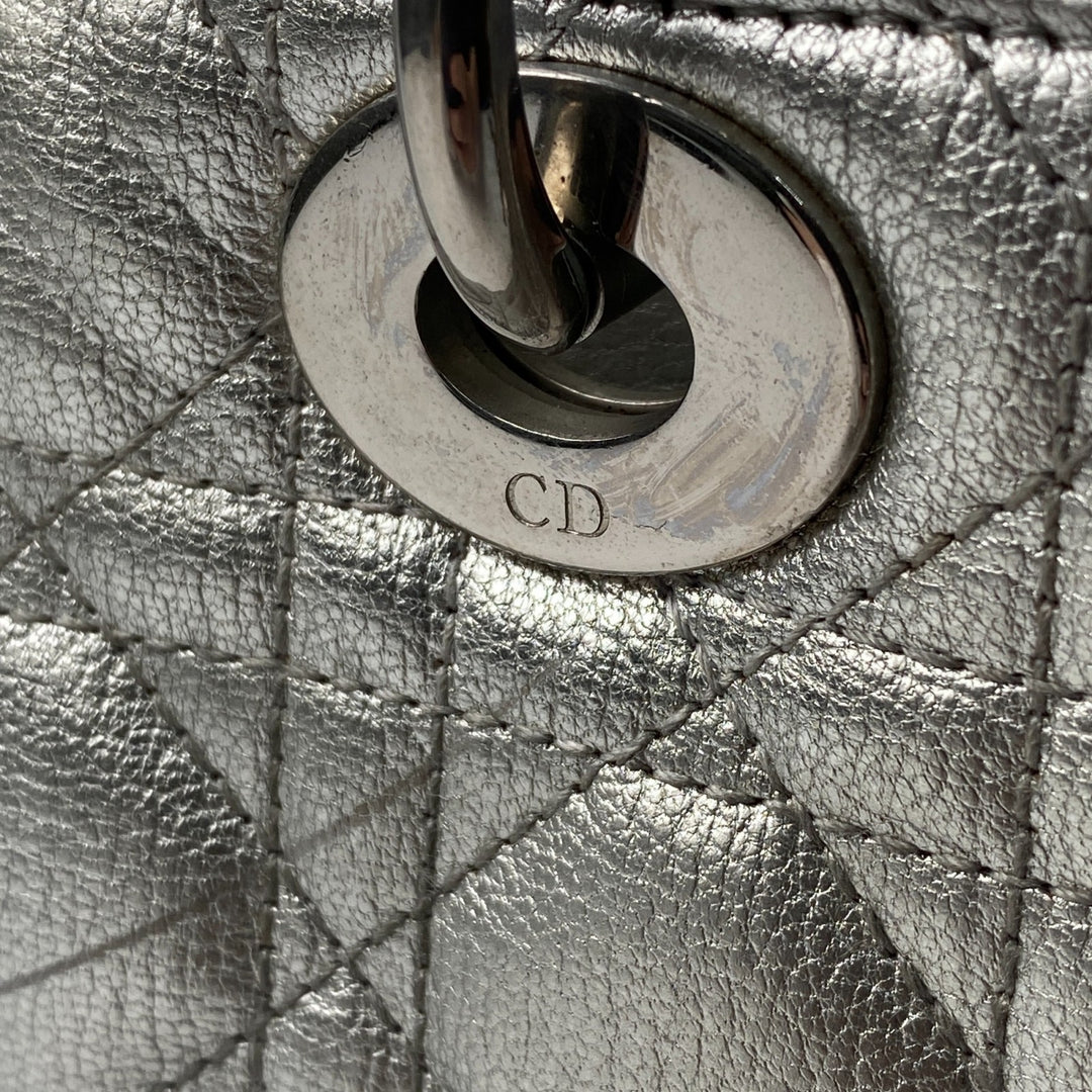 美品 ディオール DIOR レディース マイレディディオール カナージュ 2way ショルダーバッグ ハンドバッグ 斜めがけ クロスボディ