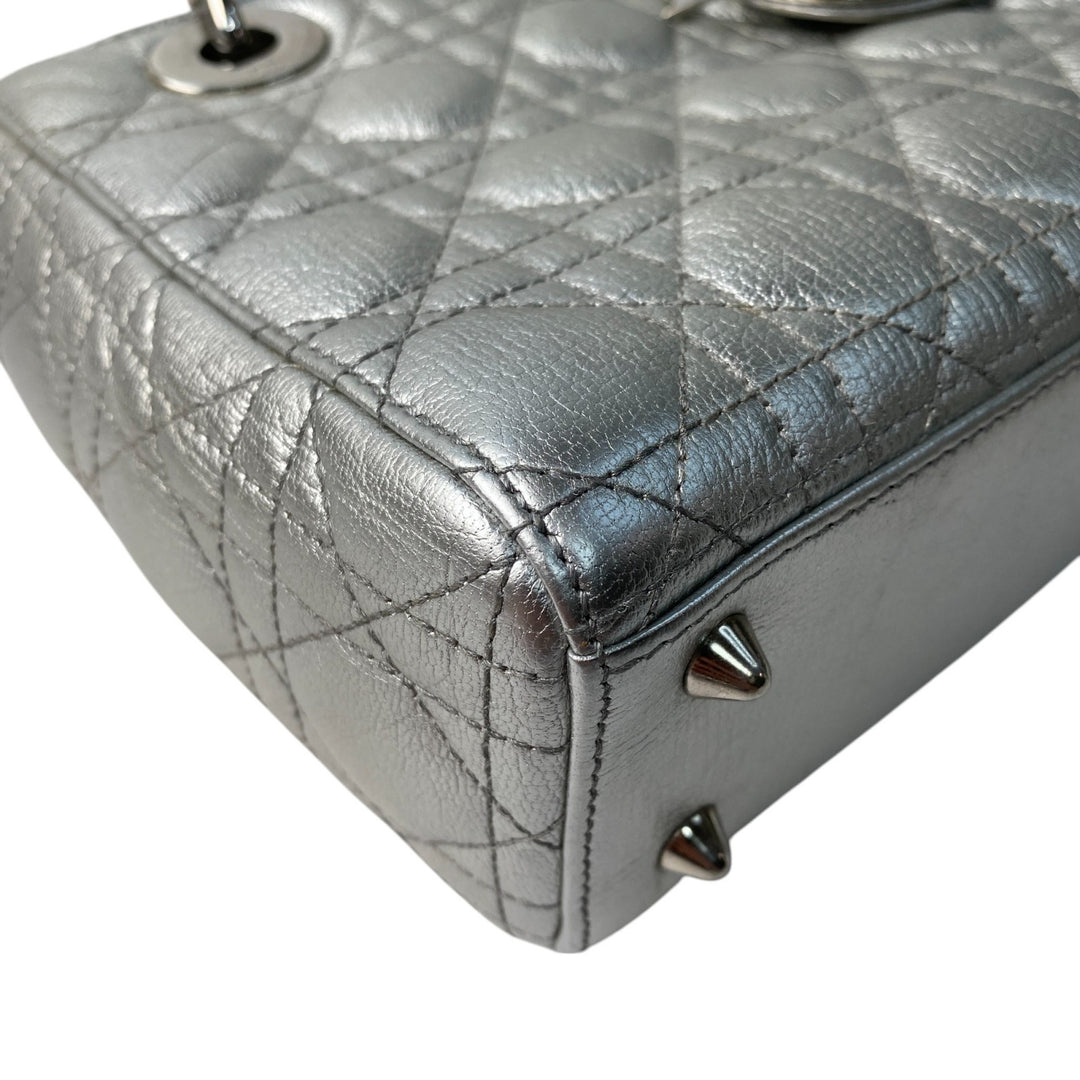 美品 ディオール DIOR レディース マイレディディオール カナージュ 2way ショルダーバッグ ハンドバッグ 斜めがけ クロスボディ